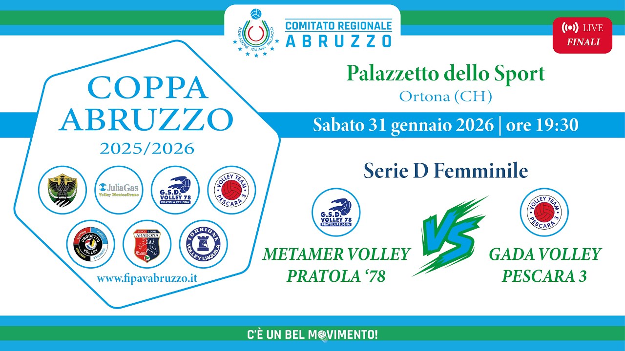 Coppa Abruzzo 2025/2026 | Finale Serie D Femminile