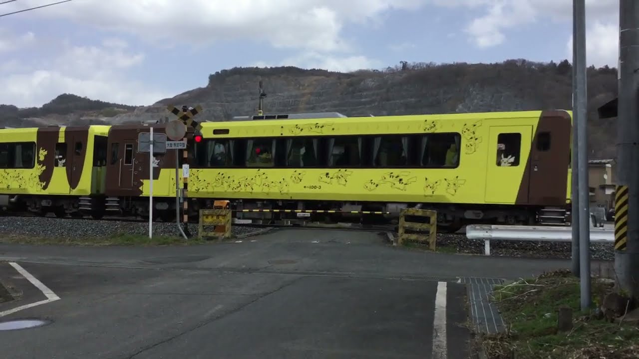 大船渡線踏切14　経木踏切　Railroad Crossing in Japan　