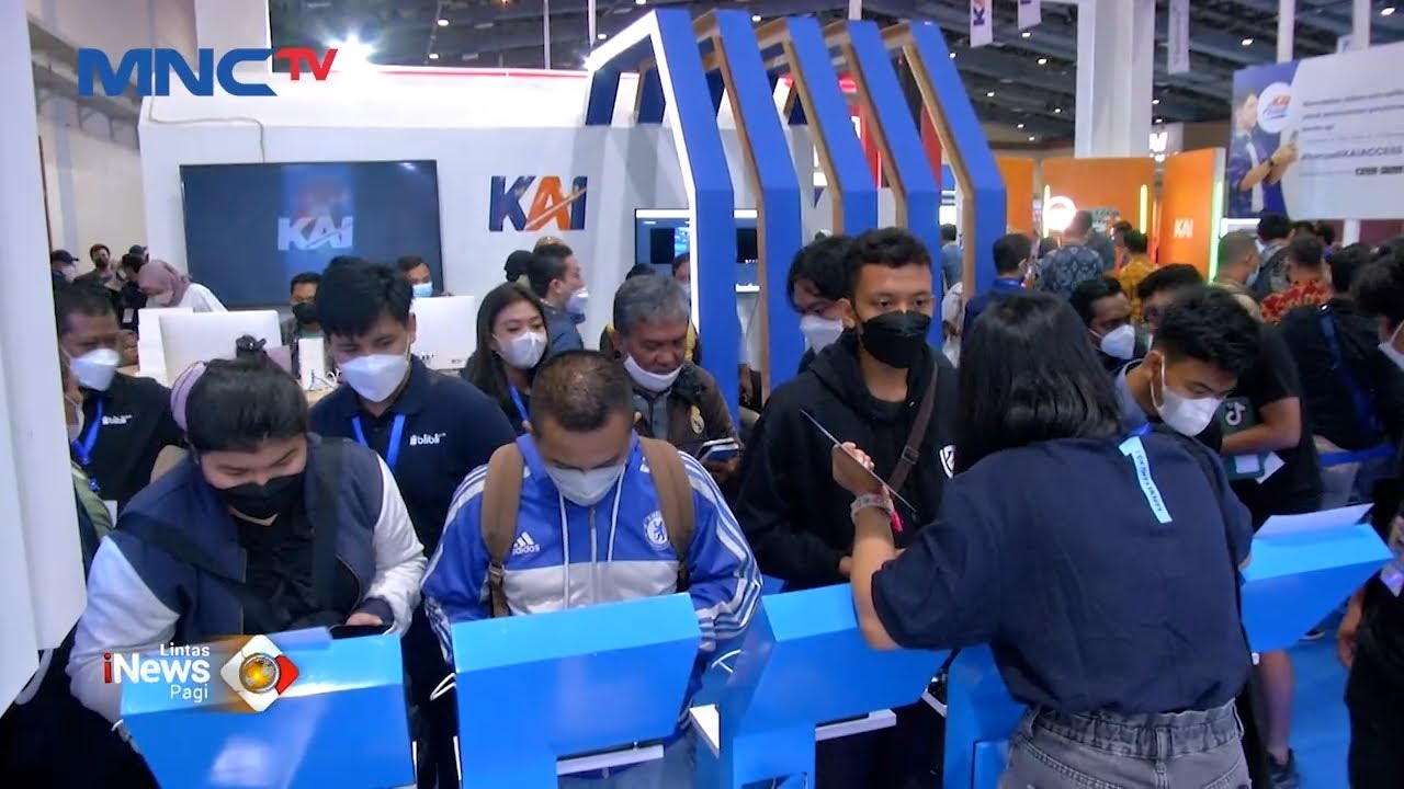 Warga Berburu  77 Ribu Tiket Kereta Api Murah di Gelaran KAI Expo 2022 #LintasiNewsPagi 18/09