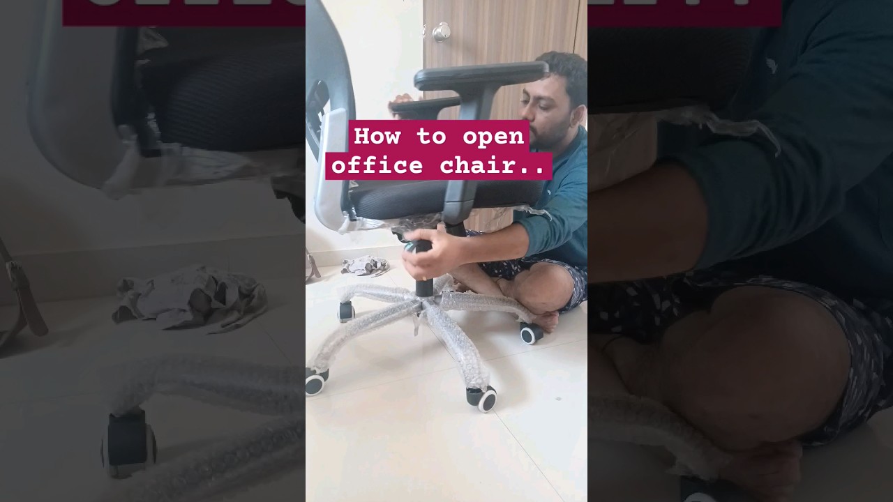 How to open office chair #shorts #ytshorts #shortsfeed