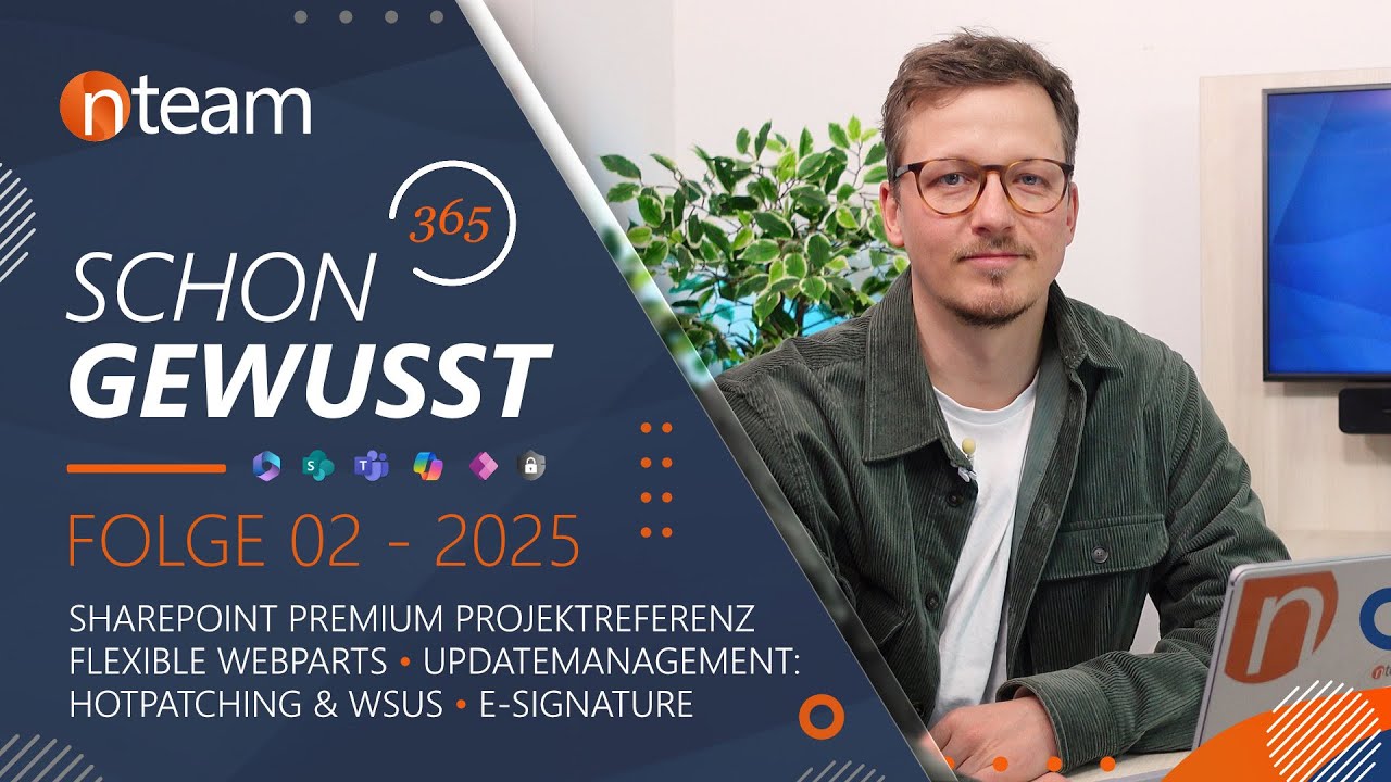 KI-Dokumentenverarbeitung | Hotpatching & WSUS | flexible SharePoint Webparts | e-Signature