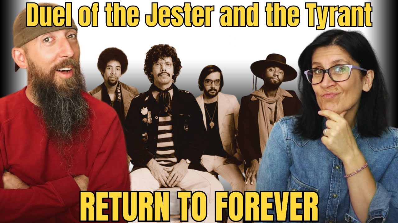 Return to Forever - Duel of the Jester and the Tyrant (REACTION) with my wife