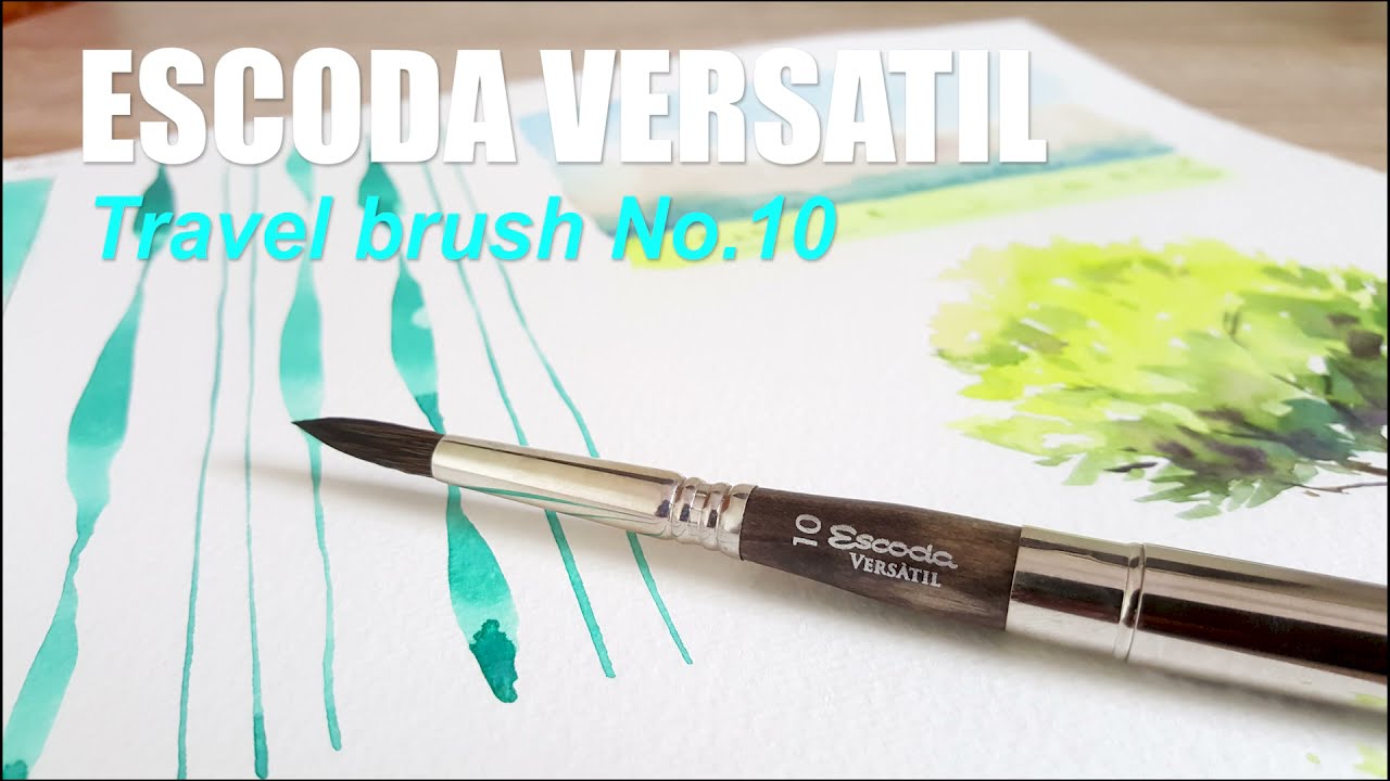 พู่กันแบบพกพา ESCODA VERSATIL No.10