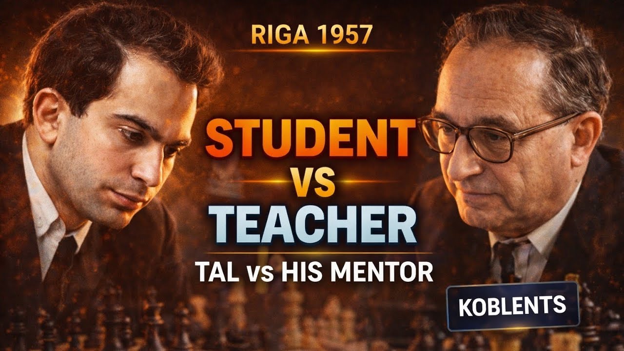 😱When Tal Faced His Coach 👿A Historic Clash (1957)Outgrowing the Master😱🥶