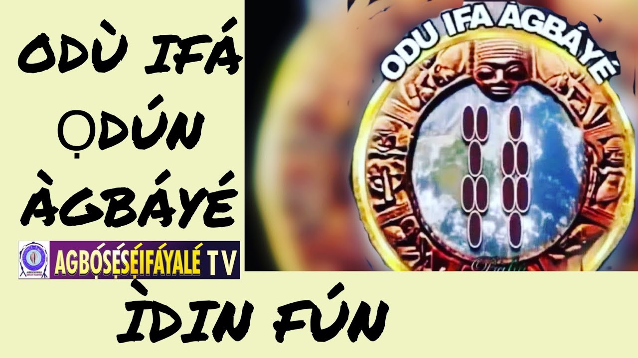 IFA DIDA ATI KIKI ODU IDIN OUN OFUN  ODUN TUNTUN NI ILÉ IFÁ ÀGBÁYÉ ÒKÈ ÌTASẸ̀ ILÉ-IFẸ̀