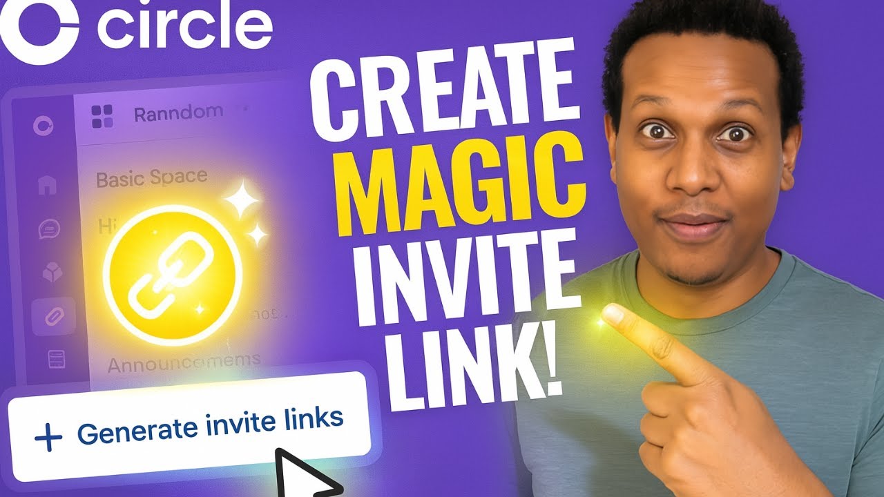 HOW TO CREATE INVITATION LINK ON CIRCLE.SO