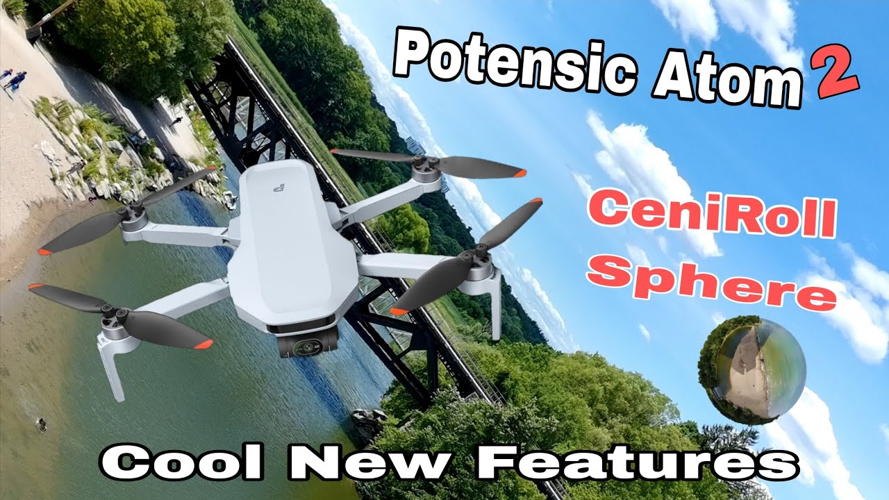 Potensic Atom 2 Drone - Firmware Update (Cool New Features) Ceniroll and Sphere 