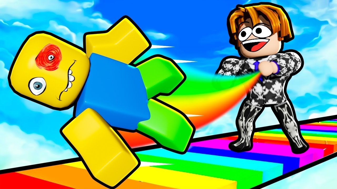 O TAPA MAIS FORTE NA CARA DO MEU AMIGO - ROBLOX
