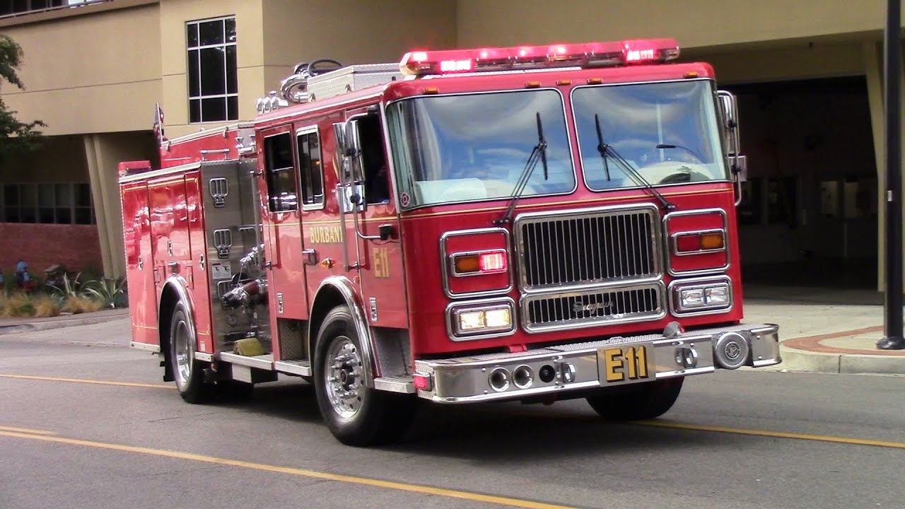 Burbank Fire Dept. Engine 11 & RA11