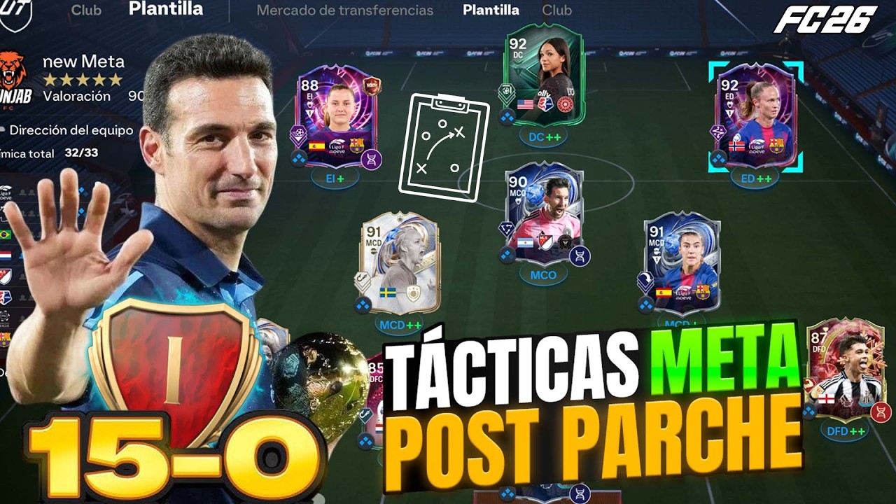 TÁCTICAS POST PARCHE DE 15-0 QUE DEBES PROBAR EN EA FC 26