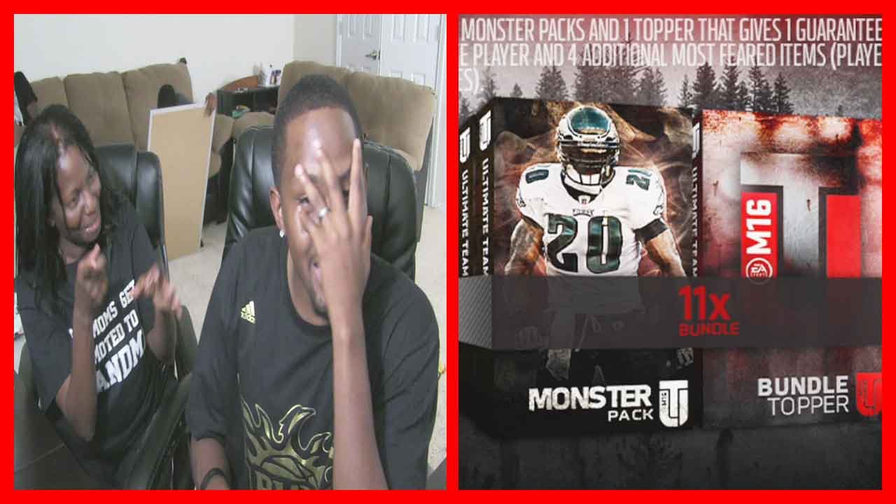 MOM VS SON PUBLIC HUMILIATION WAGER!! - MUT 16 PACK OPENING