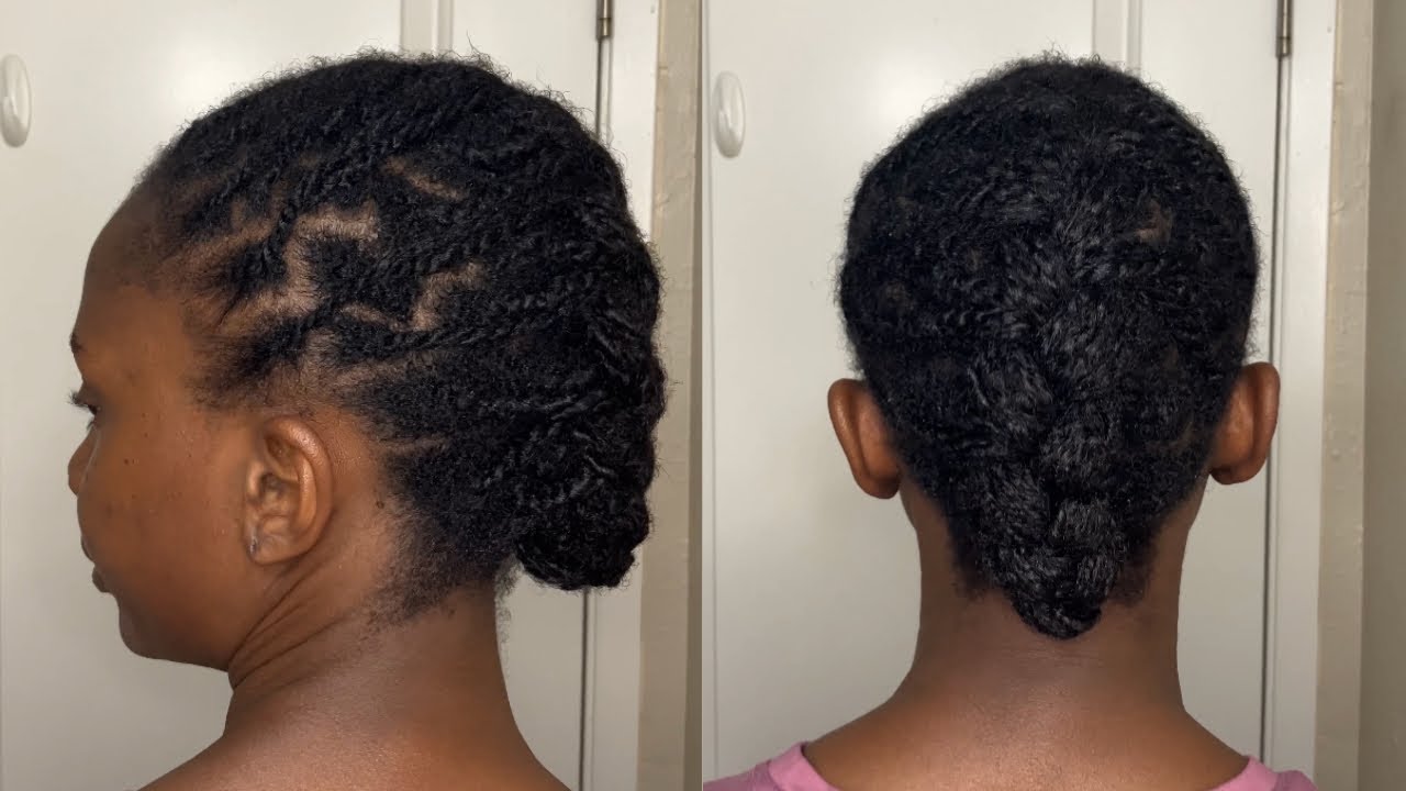 French braiding old mini twists for a new look