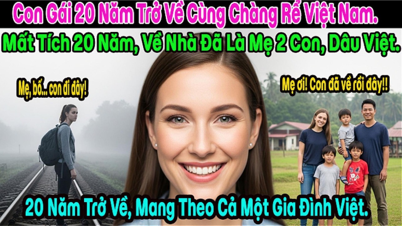Kỳ Tích Sau 20 Năm: Con Gái Romania Mất Tích Trở Về, Nay Là Mẹ Hai Con Bên Chàng Rể Việt Nam.