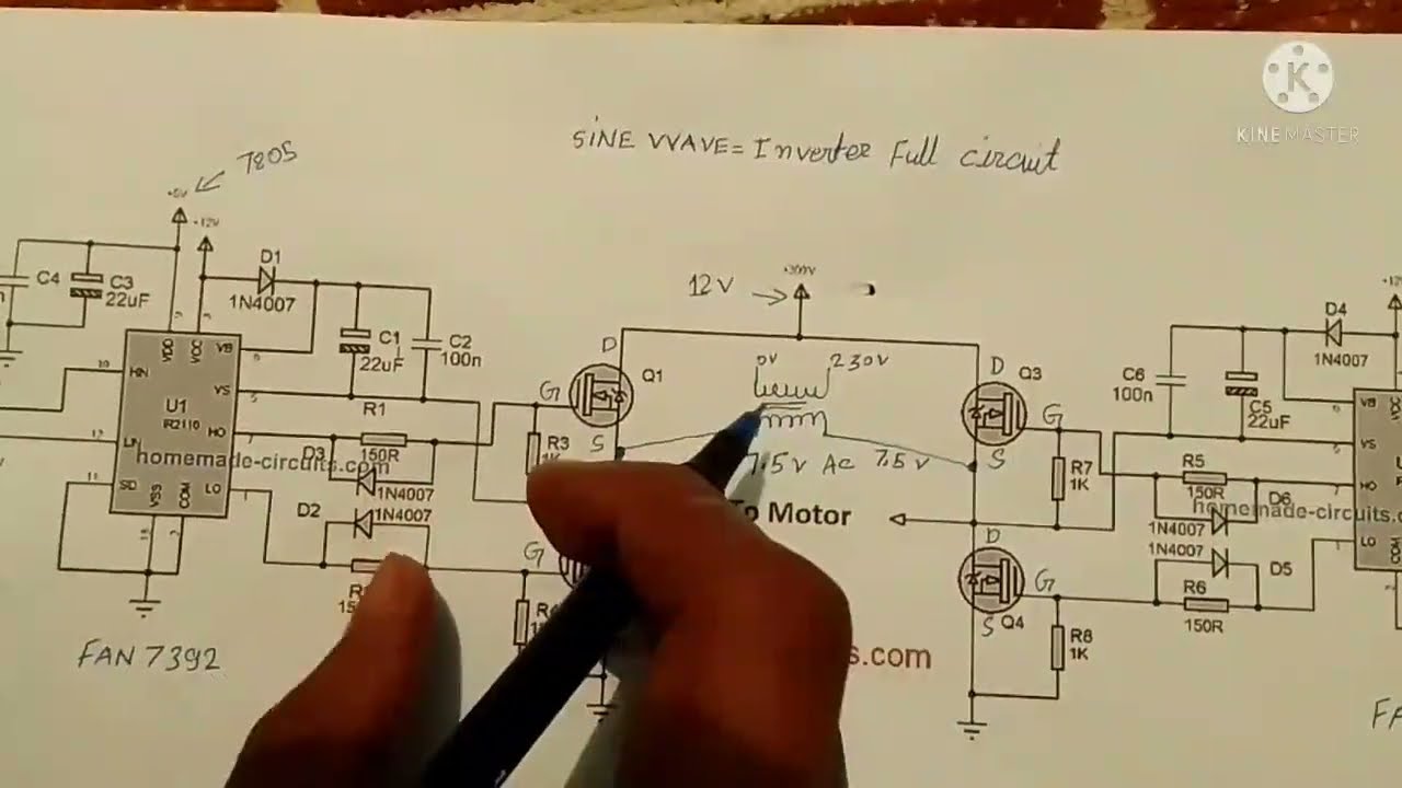 sukam inverter drive fault || circuit diagram || part 3 || Sine wave inverter drive fault ||