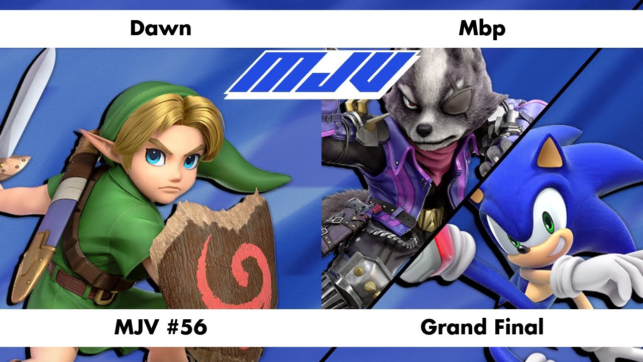 MJV #56 - Dawn (Young Link) Vs. Mbp (Wolf, Sonic) - Grand Final