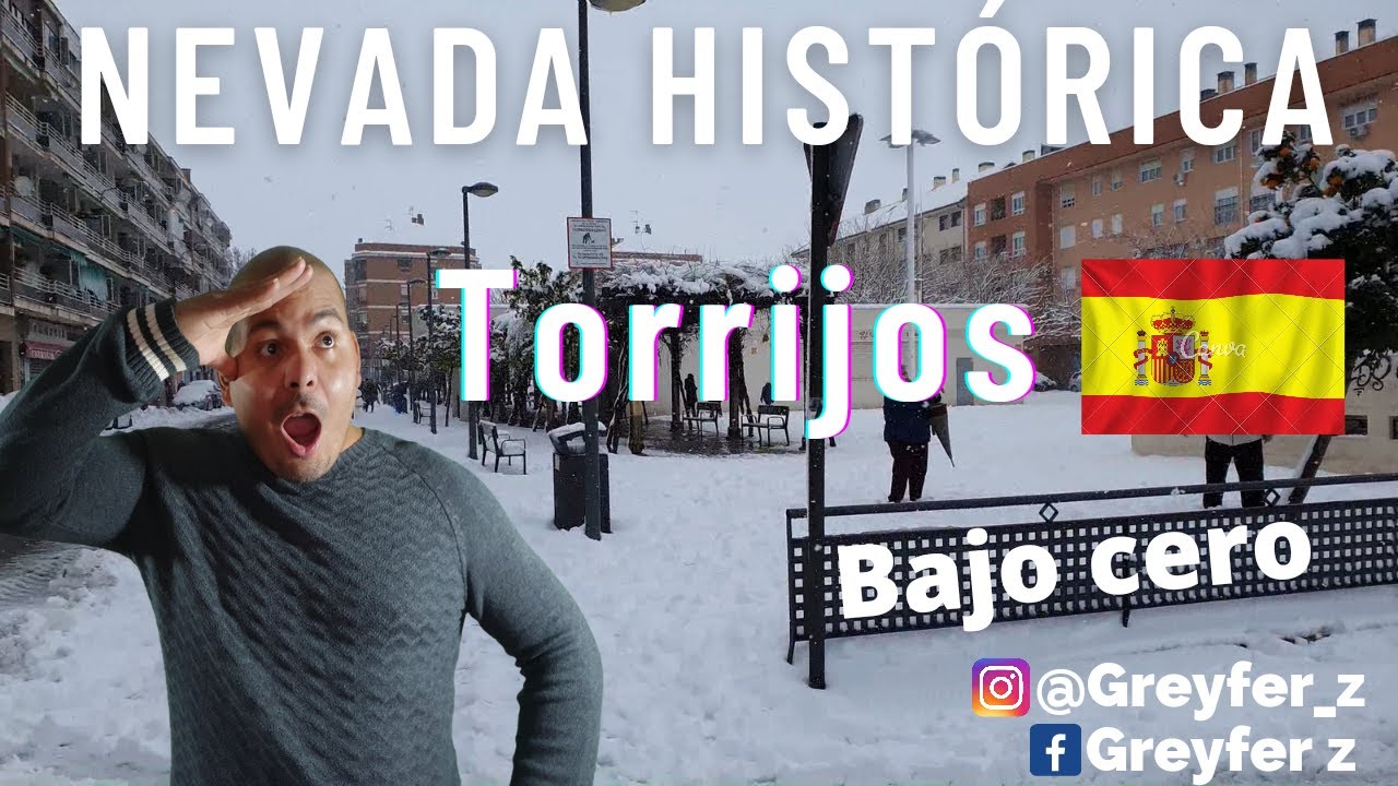 Nevada histórica. Torrijos, España bajo cero.🥶🥶🥶🥶🥶