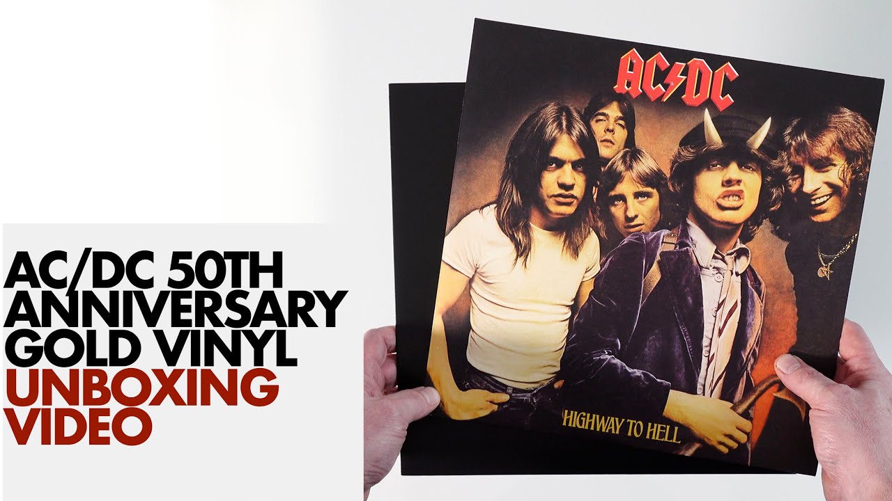 AC/DC 50th anniversary coloured vinyl - unboxed!