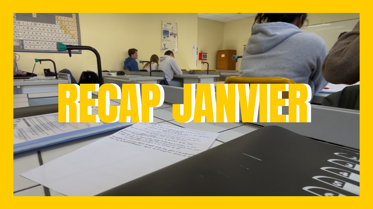 RECAP JANVIER (un peu en retard...)