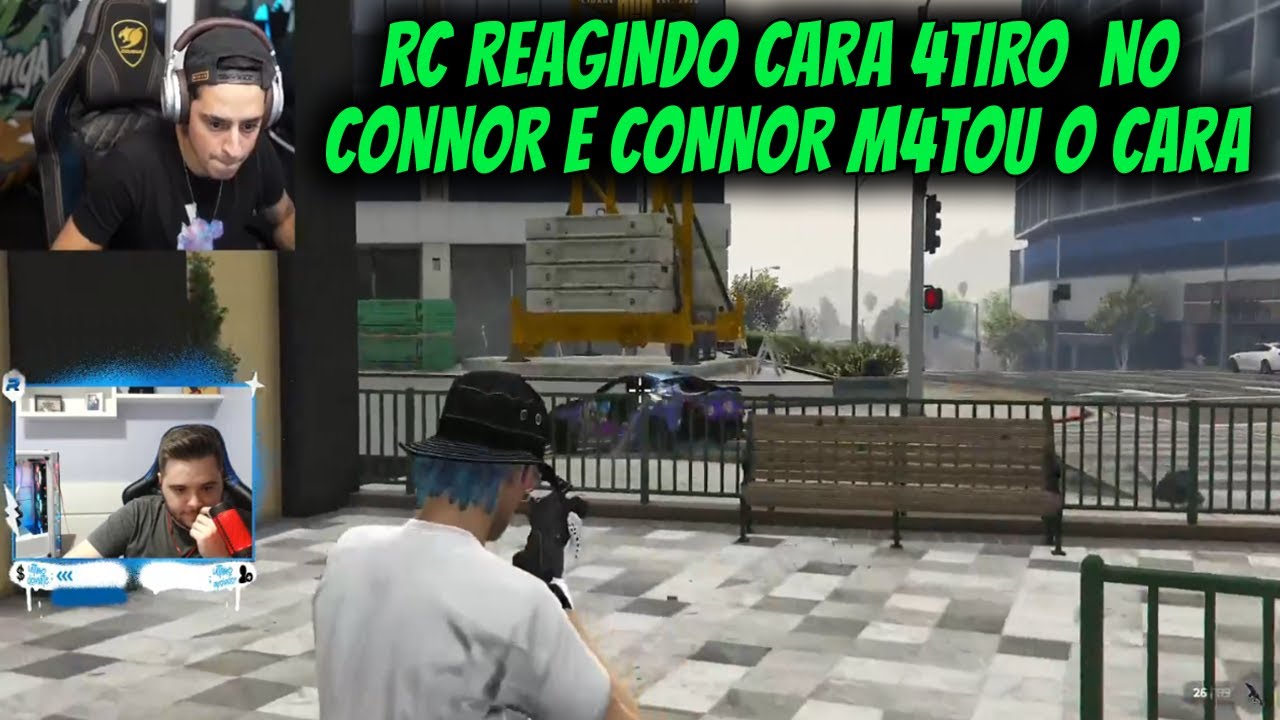RC REAGINDO CARA 4TIRO  NO  CONNOR E CONNOR M4TOU O CARA