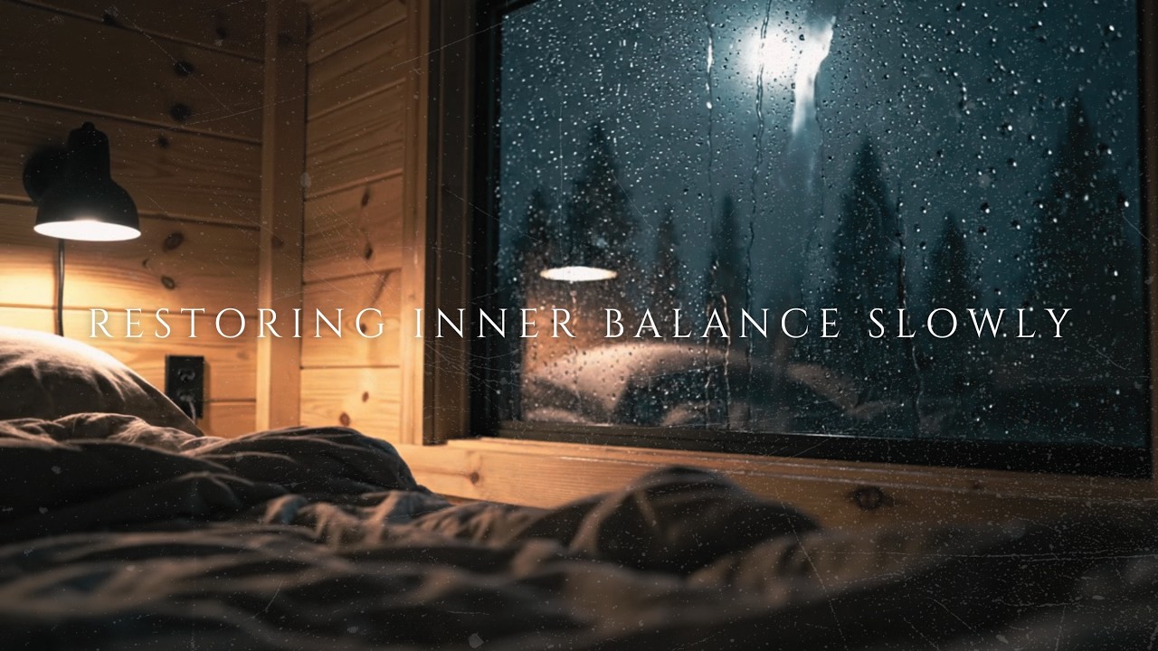 Find Your Center Again | Rain Sounds + Brown Noise for Inner Balance & Sleep