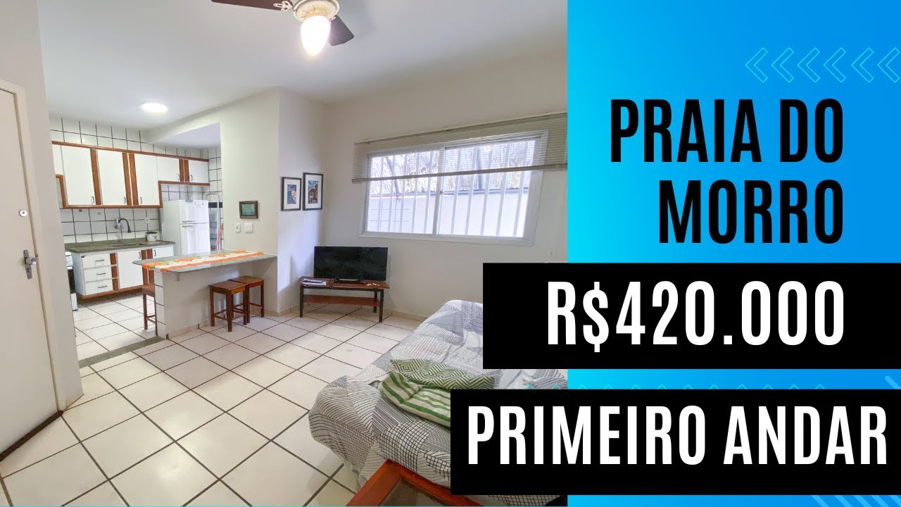 Apartamento Primeiro Andar à Venda na Praia do Morro – 2 Quartos,1 Suíte  Excelente Custo-Benefício!