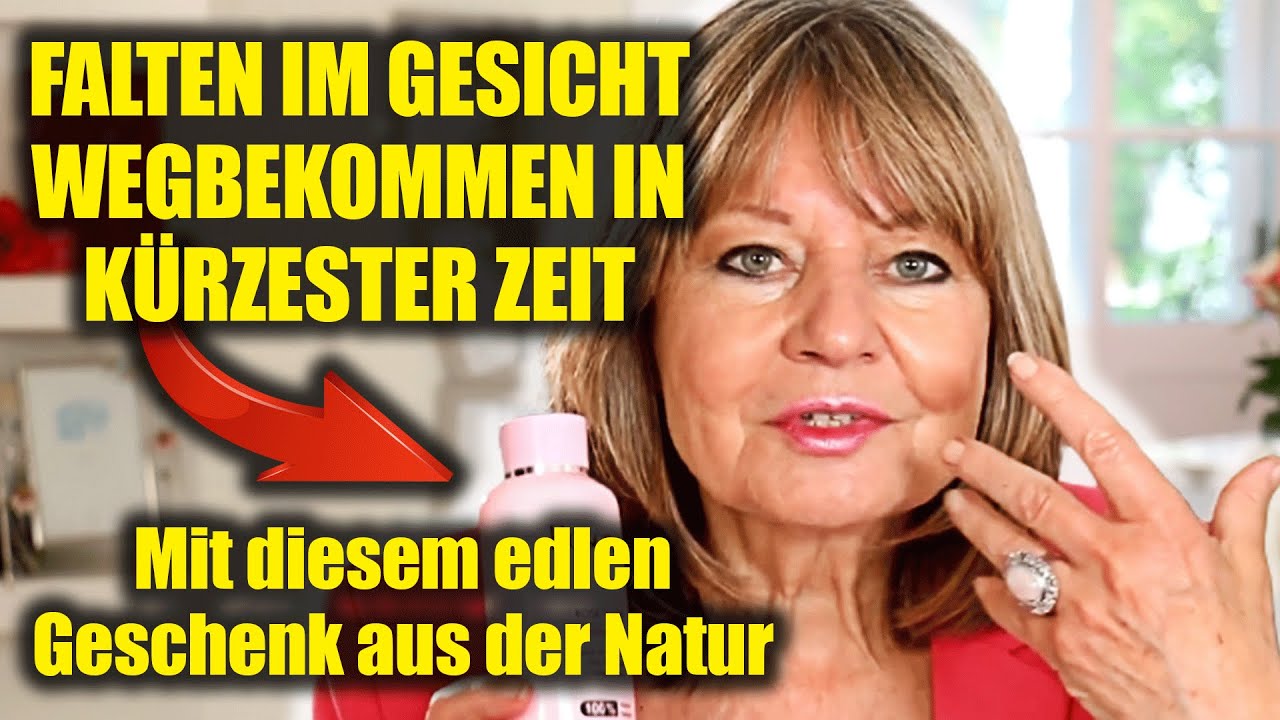 Falten im Gesicht wegbekommen in kürzester Zeit mit diesem edlen Geschenk aus der Natur