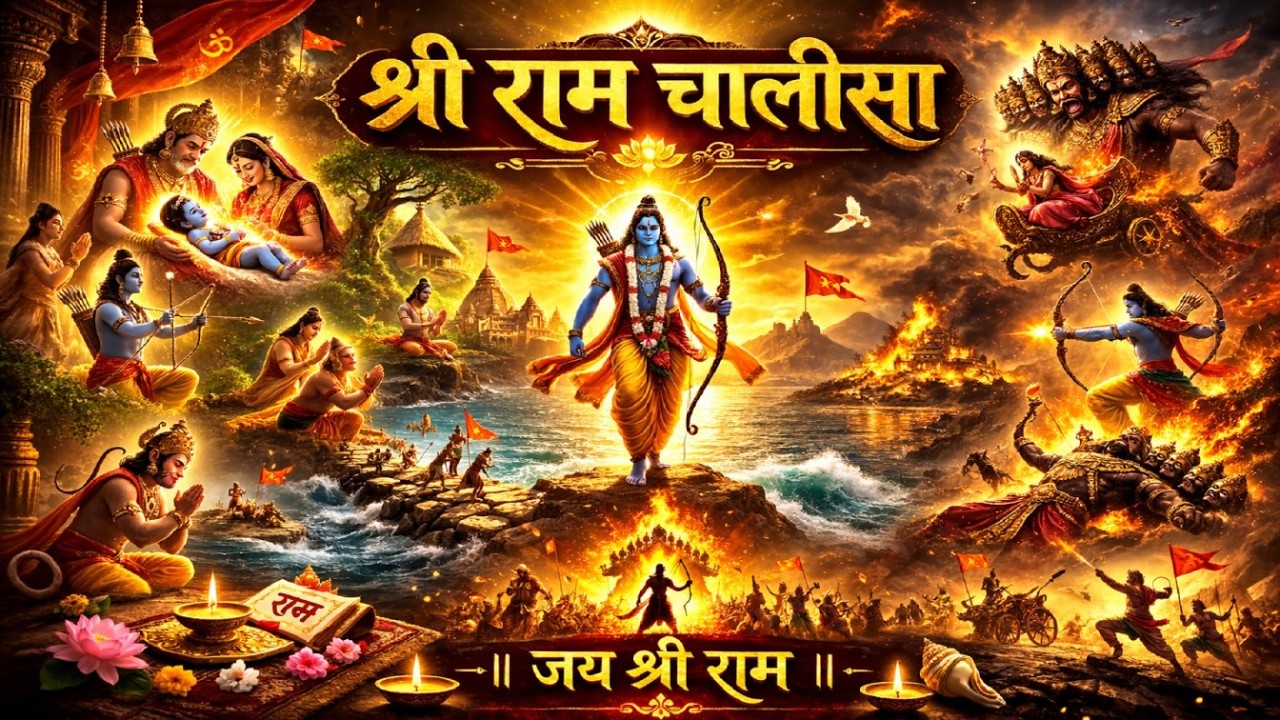 Shree Ram Chalisa | Powerful Ram Bhajan for Peace, Protection & Success