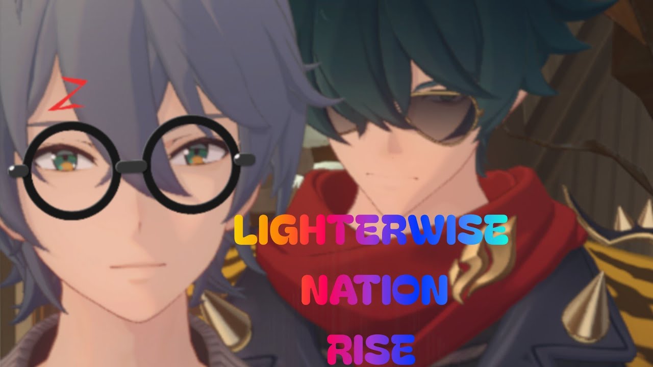 lighterwise being the cutest couple in new eridu for 4 mins