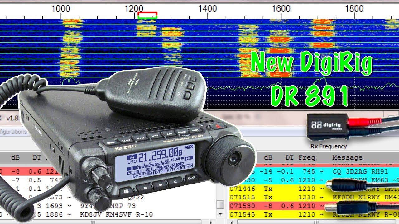 Digirig DR 891 and a Yaesu FT 891 This might make me like digital modes.