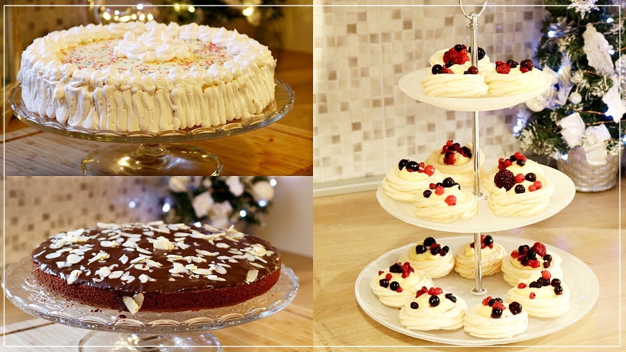 TRI NAJDRAŽE TORTE - CHEESECAKE, SACHER  I MINI PAVLOVA