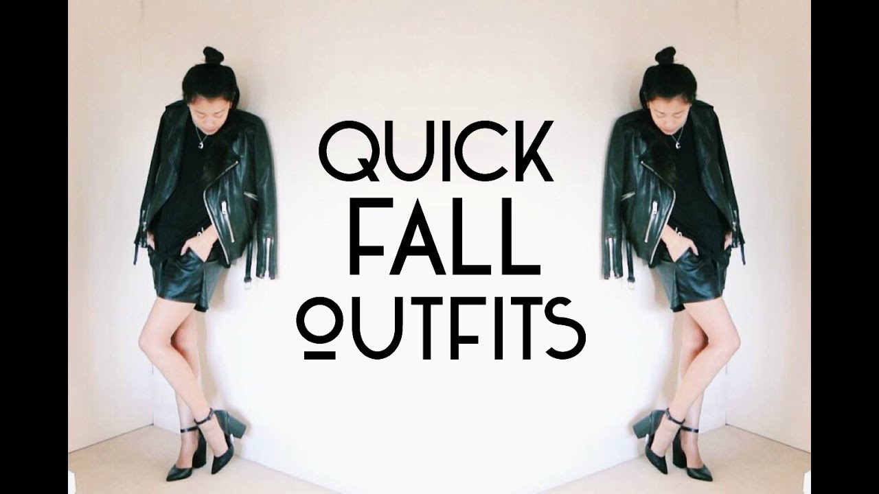 Quick fall outfits | IDRESSMYSELFF