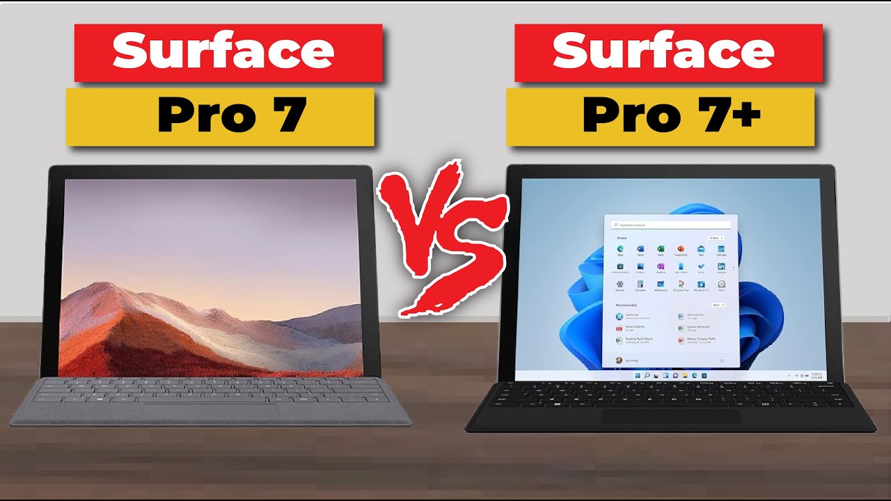 Сравнение Microsoft Surface Pro 7 Plus и Microsoft Surface Pro 7