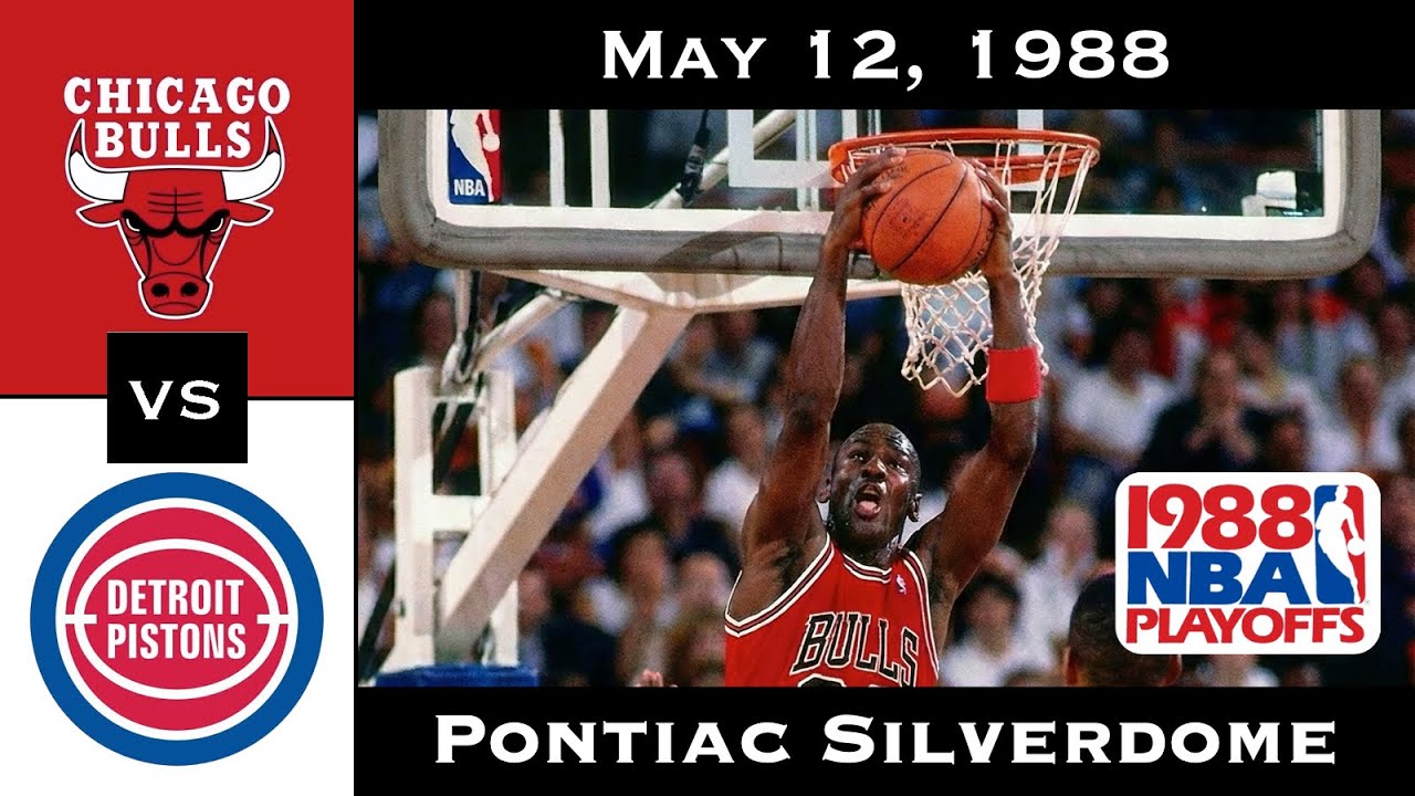 Full Game: The Silverdome Gauntlet | Bulls vs. Pistons | ECSF Game 2 | (May 12, 1988)