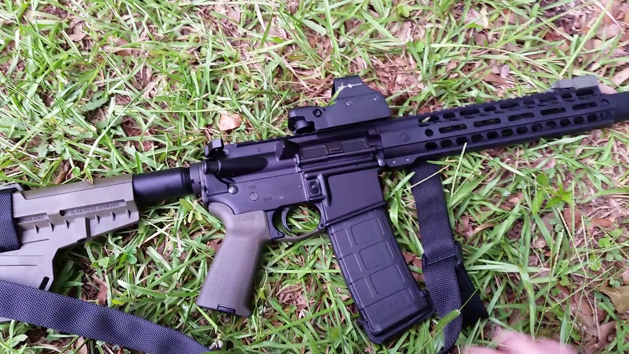 PALMETTO STATE ARMORY 10.5 INCH AR PISTOL WITH KAK SHOCKWAVE BLADE