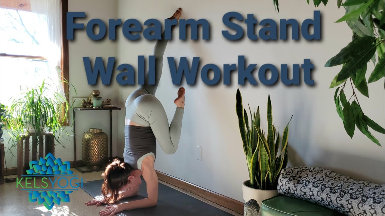 Forearm Stand Wall Workout