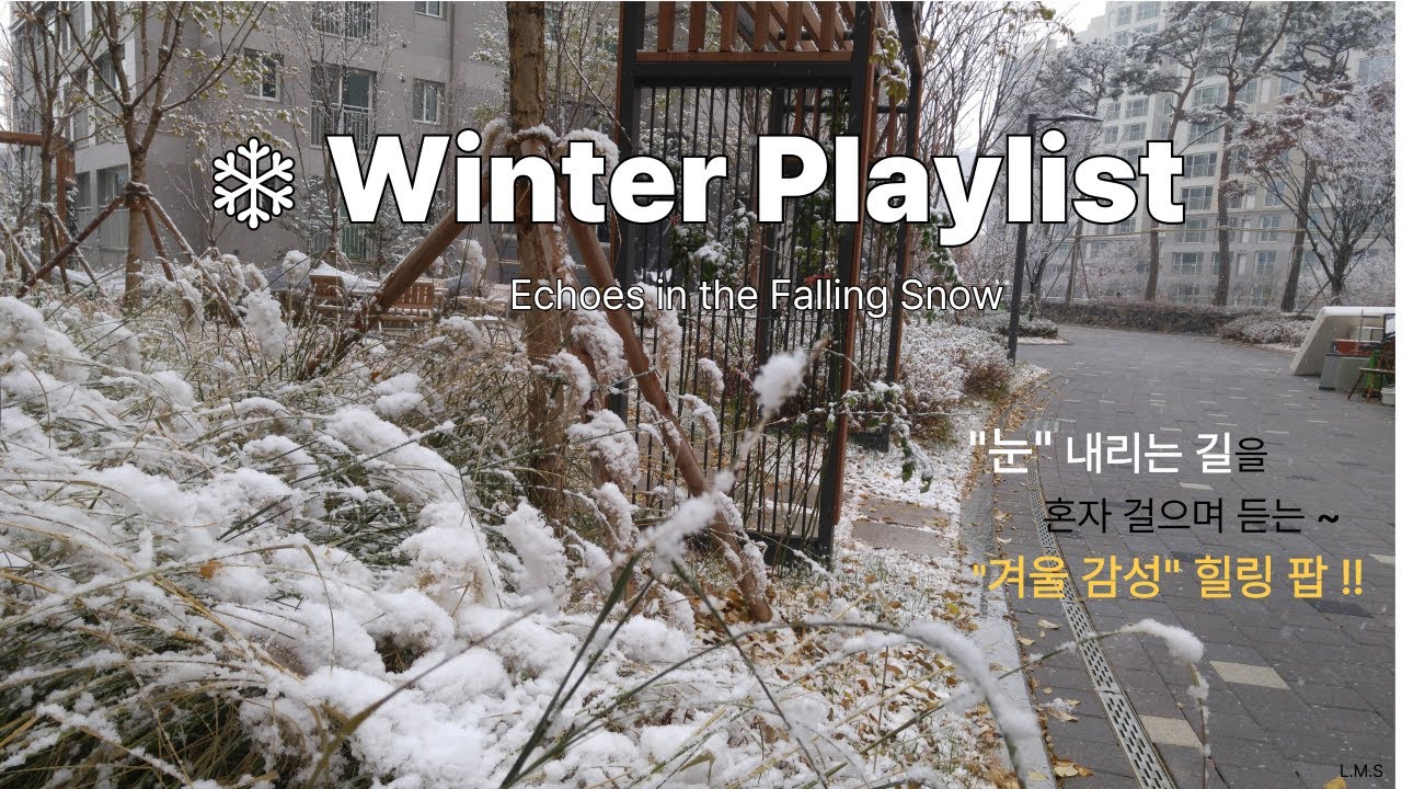 ❄ Winter Playlist — Echoes in the Falling Snow / 눈 내리는 길을 혼자 걸으며 듣는 겨울 감성 힐링 팝.