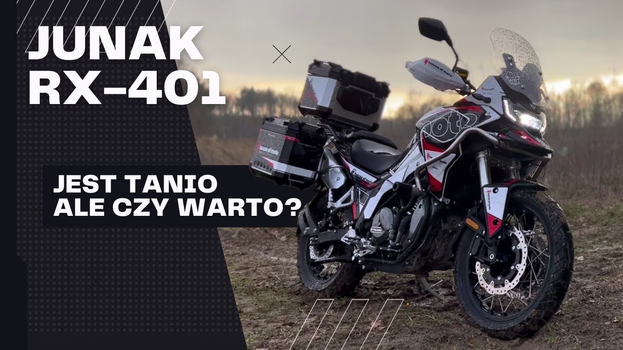 Junak RX-401 🌦️ Pierwsze wrażenia