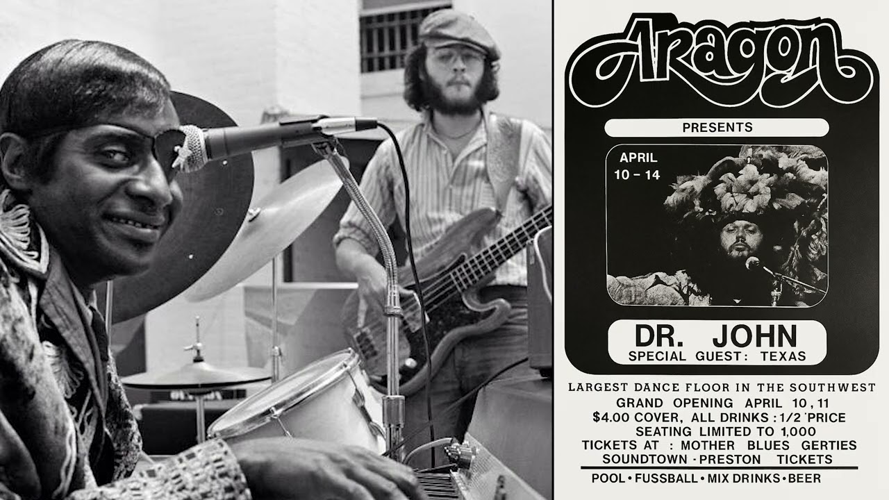 DR JOHN & JAMES BOOKER - ARAGON BALLROOM, DALLAS TX 1974