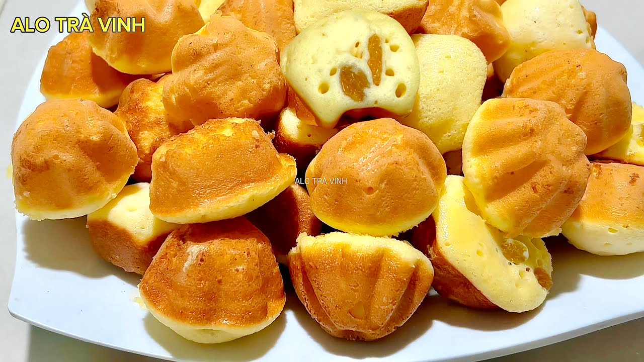 BÔNG LAN XƯA- 1 Bước Đánh Trứng Duy Nhất, Để 5 Ngày Vẫn Ngon- Baked sponge cake