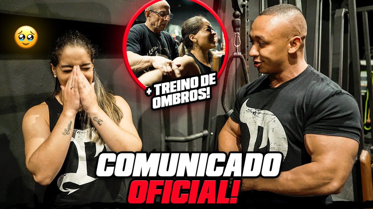JANAÍNA ESCOLHIDA TREINA OMBROS COM JOHANN SCHATZ | * COMUNICADO IMPORTANTE *