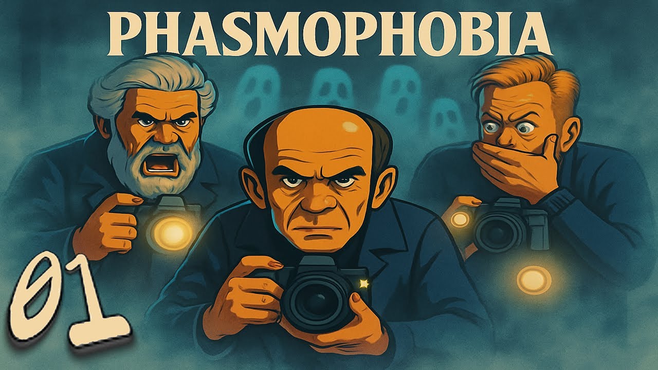 Three Old Men Go Ghost Hunting! - Phasmophobia – 01