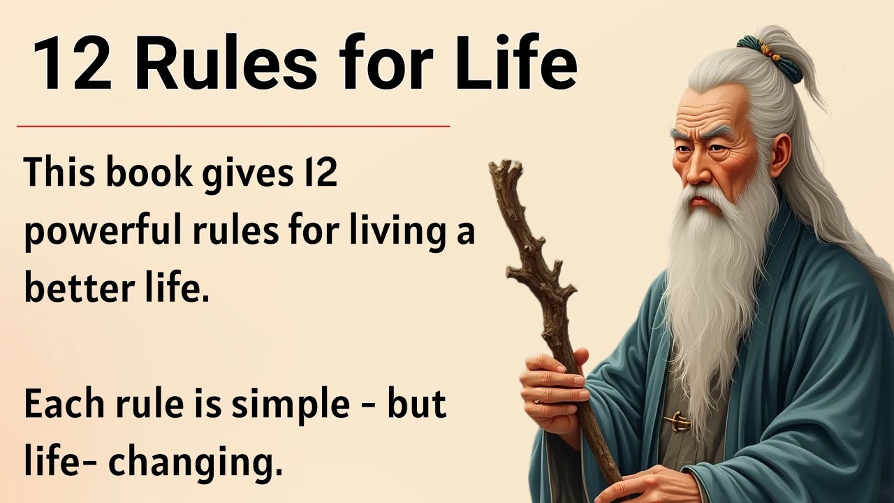 12 Rules for Life || Learn English With Book Summary 📖 || Improve Your English Fluency 