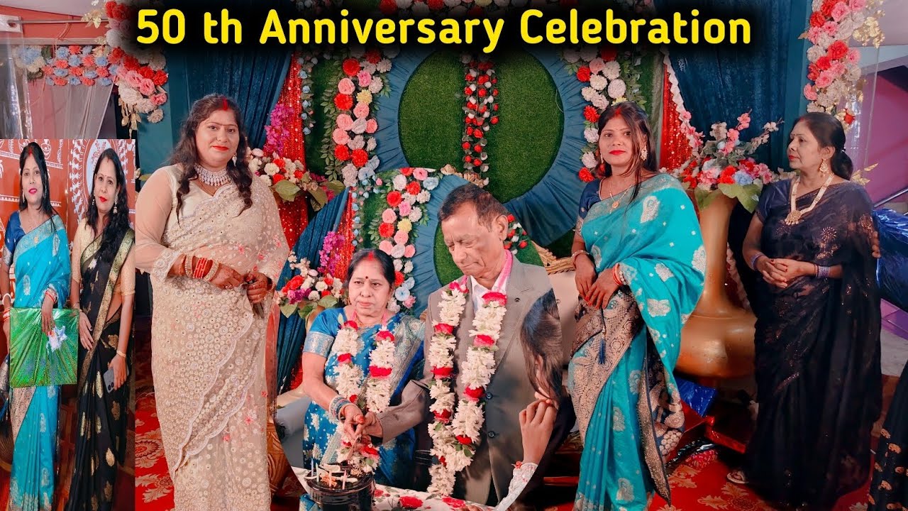 Golden Jubilee Celebration | शादी का 50वा सालगिरह में पहली बार गए | marriage anniversary full vlog