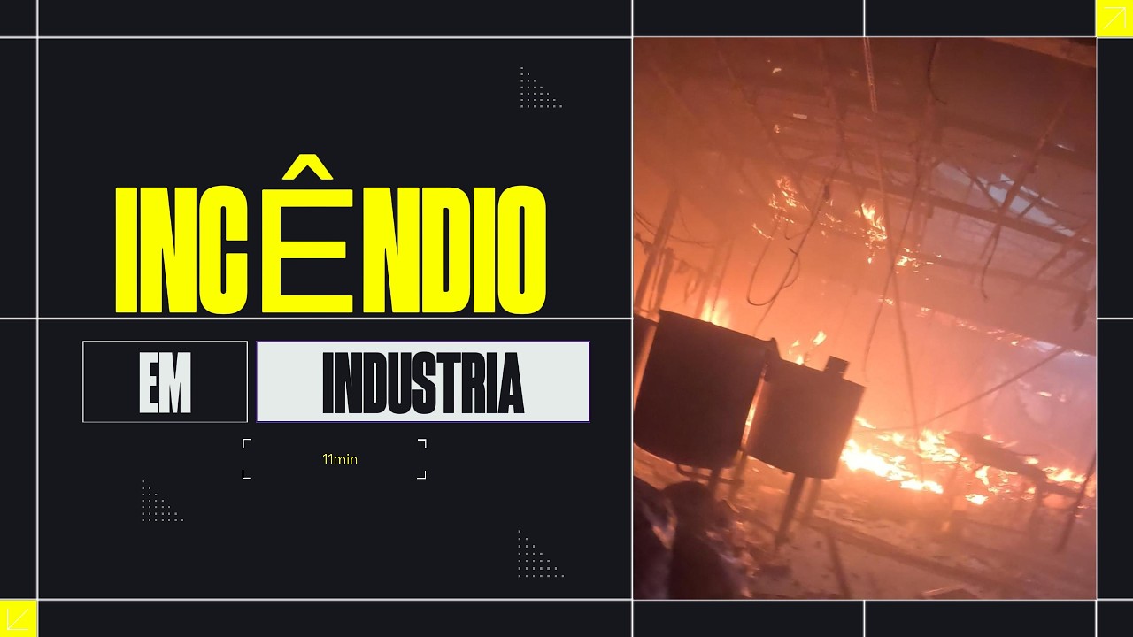 Incêndio em Pequena Industria de Cosméticos - Bravo 13