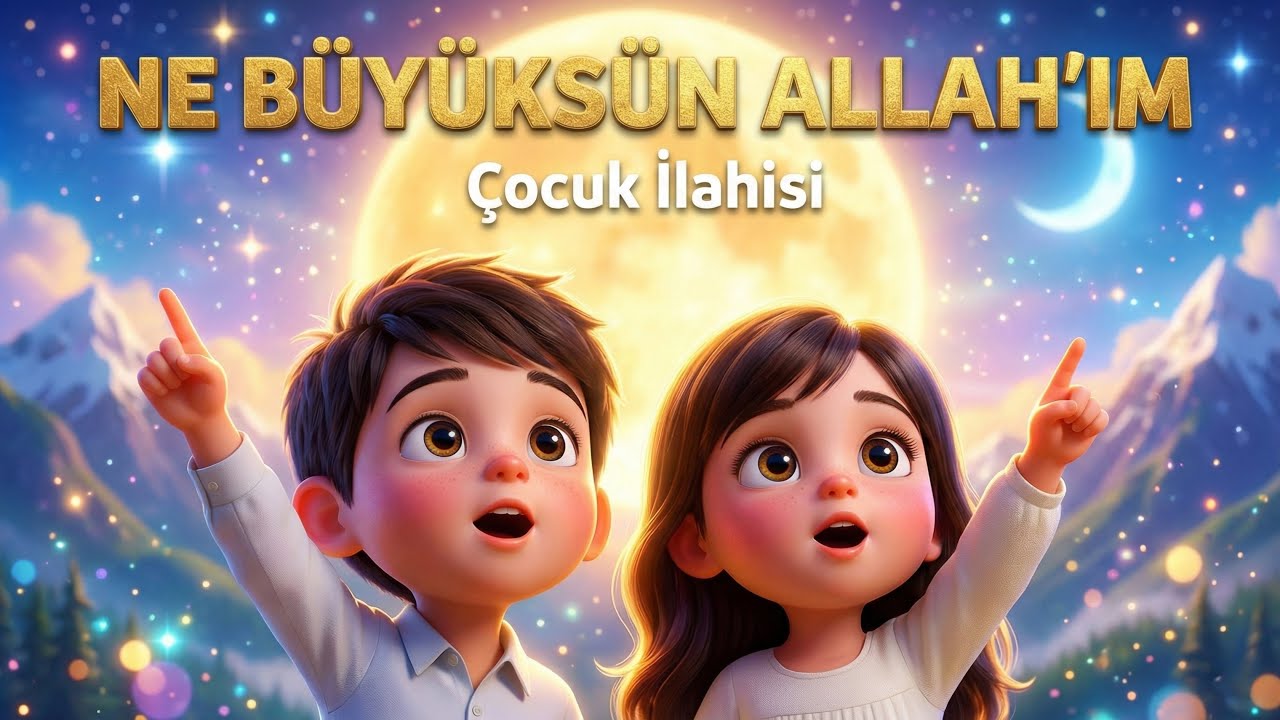 NE BÜYÜKSÜN ALLAH'IM 🌿 | Çocuklar İçin İlahi