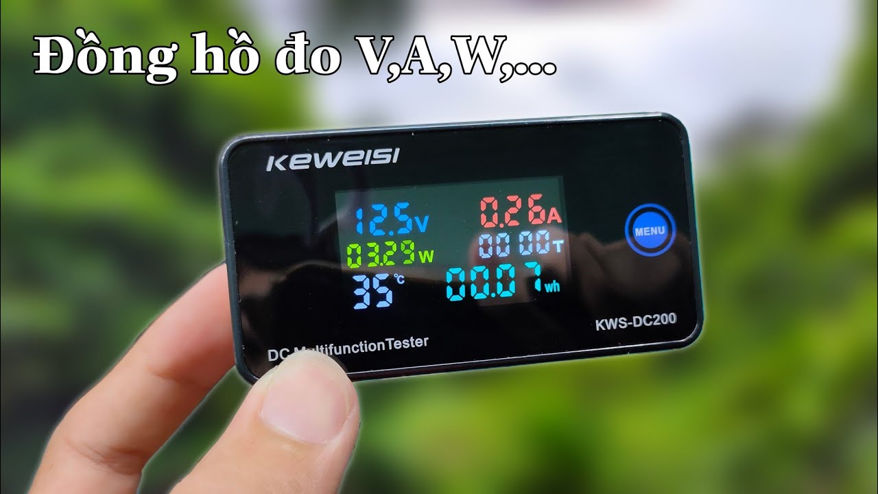 Đồng hồ đo điện đa năng dùng cho năng lượng mặt trời