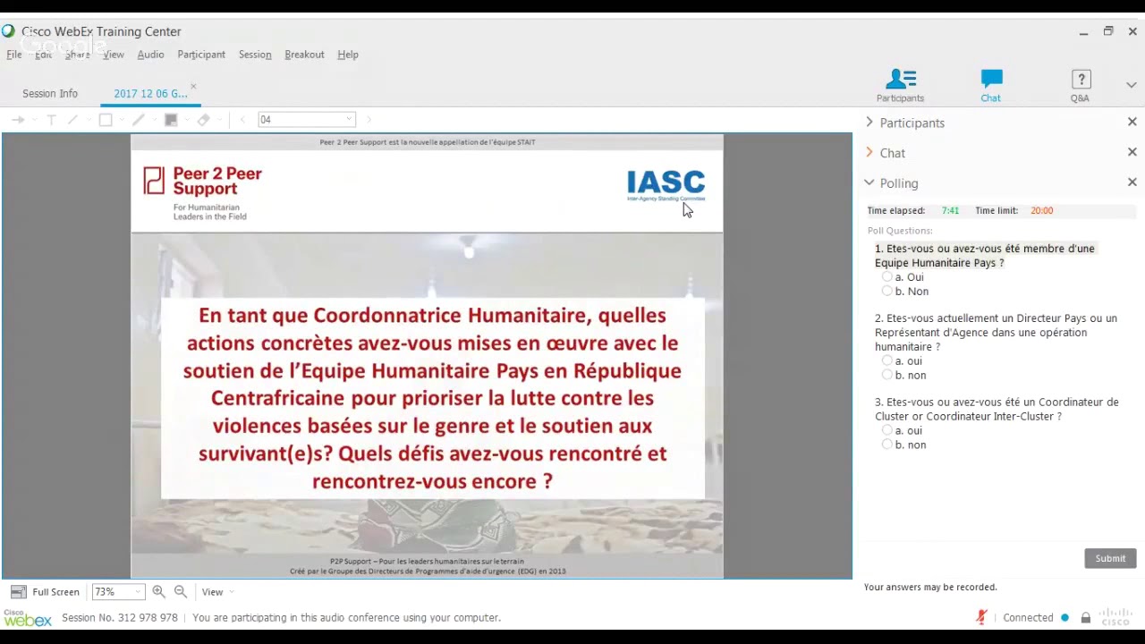 P2P Webinar: Violences basées sur le genre (Fr)