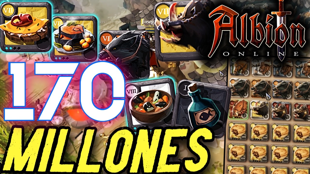 🤑Junté DECENAS de Miles en INGREDIENTES 🐗| Albion Online