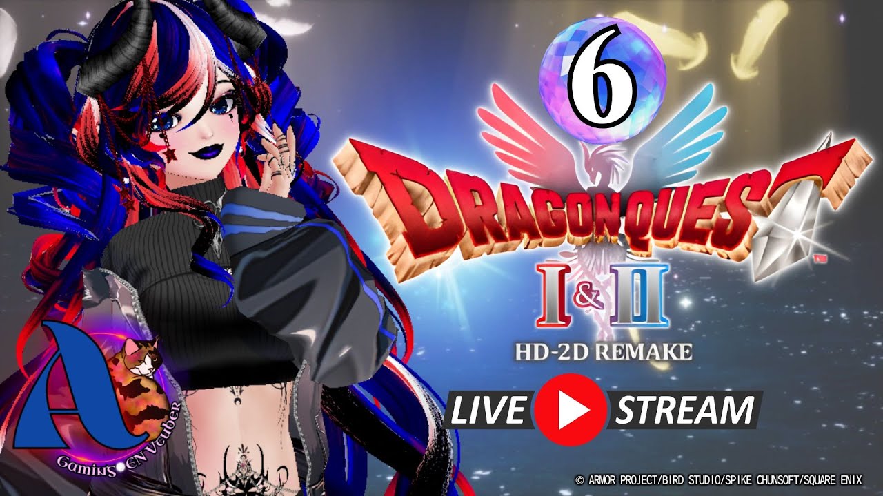 Gameplay! Dragon Quest 1 Remaster EP 6 END GAME 💚 PS5 💚 LIVE 2/8/26 💚 AmaltheaAoiSi 🎮 Gamer ENVtuber