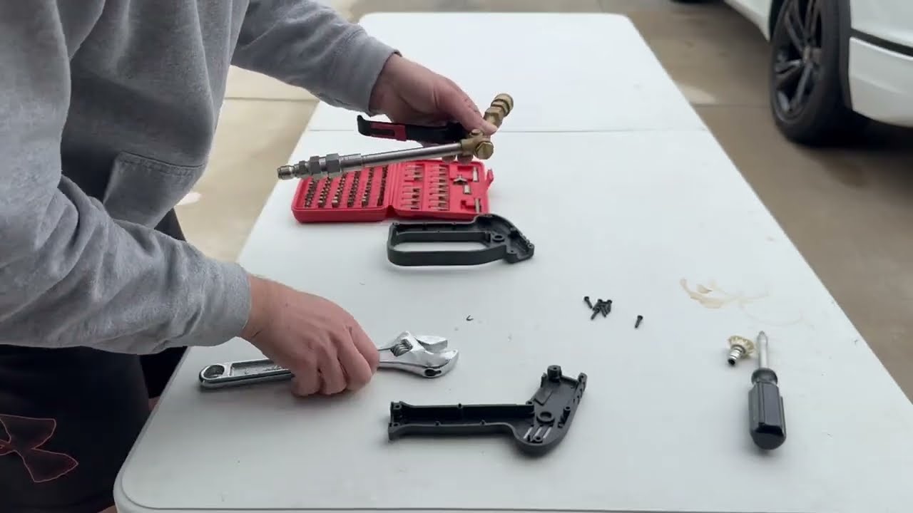 Pressure washer wand trigger stuck fix